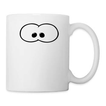 Augen - Tasse - Weiß - Rechts