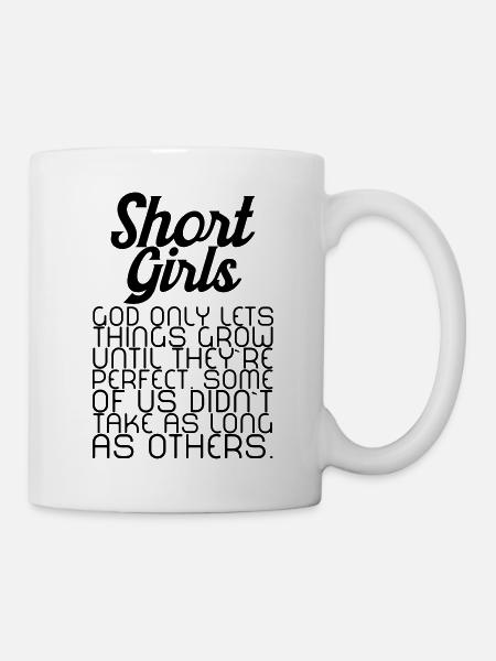 Little women are perfect. Little woman slogan. Great - Mug - white