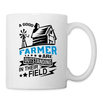 A Good Farmer - Tasse - Weiß - Rechts