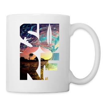 Surf Surfers Surf Surf - Mug blanc - blanc - Droite