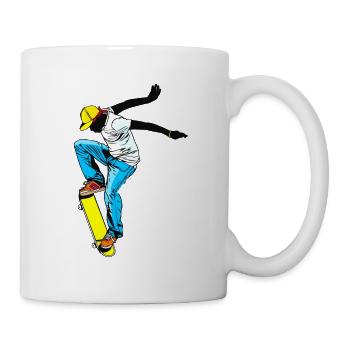 Patineurs - Mug blanc - blanc - Droite
