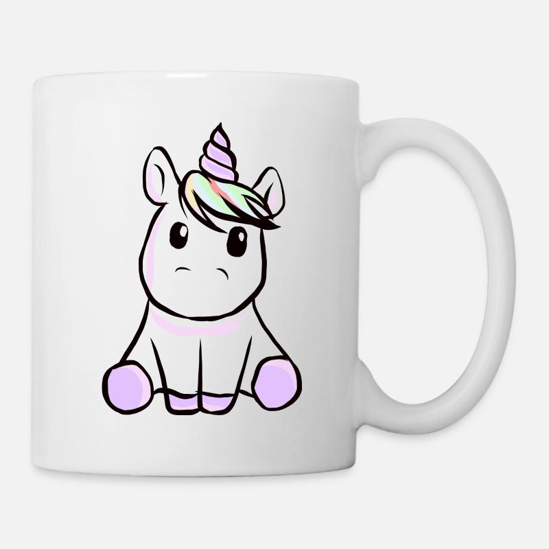 Douce licorne - Mug blanc - blanc