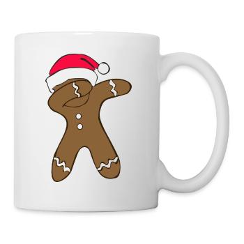 bonhomme en pain d'épice pour Noël comme cadeau - Mug blanc - blanc - Droite