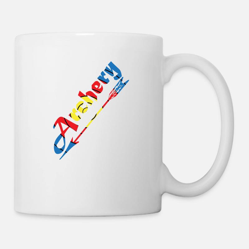 Archery Bogenschießen - Tasse - Weiß