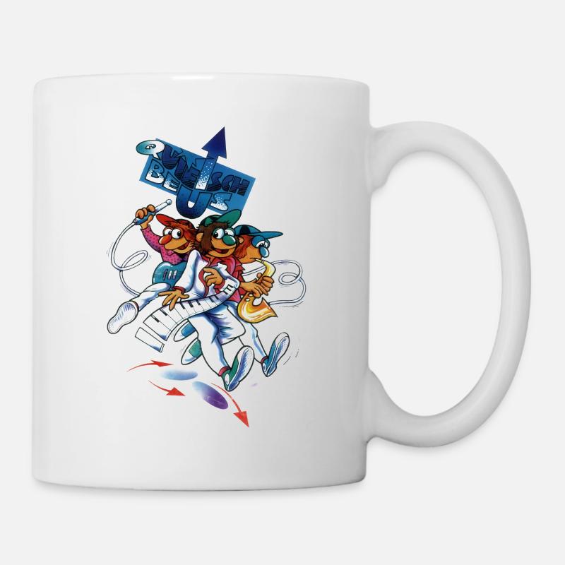 Quietschbeus von HALLO SPENCER - Tasse - Weiß