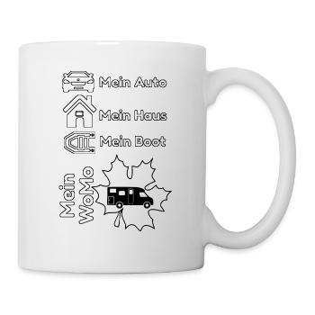 WoMo-1017-Mein Auto mein Haus mein Boot mein WoMo - Tasse - Weiß - Rechts