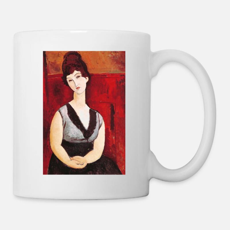 Amadeo Modigliani - La fille au chocolat. 1916e - Mug blanc - blanc