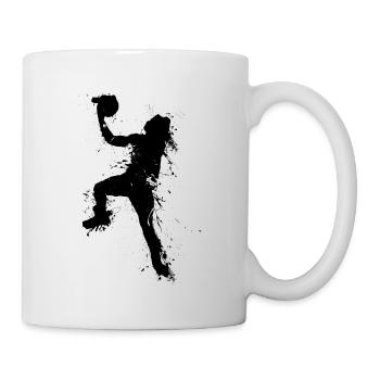 basketballer jump 1 - Mug - white - Right