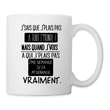 Philosophie - Mug blanc - blanc - Droite