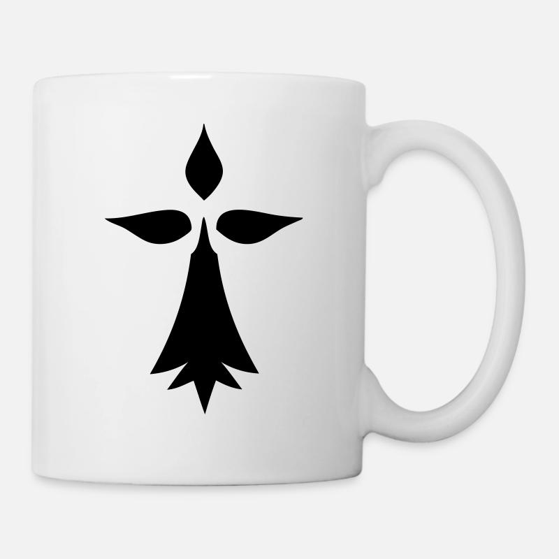 hermine logo bretagne - Mug blanc - blanc