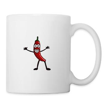 Rigolote, piment, rire - Mug blanc - blanc - Droite