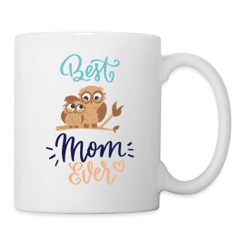 Meilleur maman ever - Mug blanc - blanc - Droite