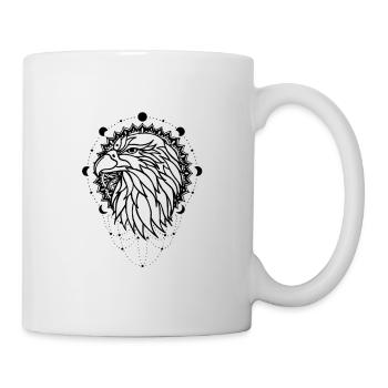 Aigle - animal de puissance - Mug blanc - blanc - Droite