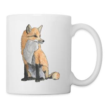 Red fox - Mug - white - Right