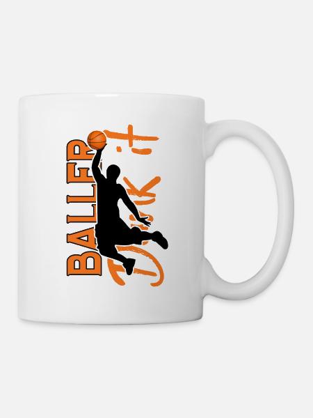Basketball Slam Dunk - Tasse - Weiß