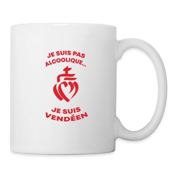 PAS ALCOOLIQUE, VENDEEN - Mug blanc - blanc - Droite