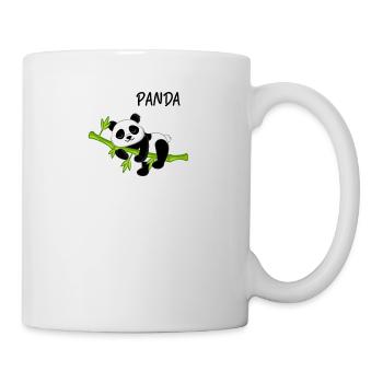 Funny Panda Bear Yoga Relaxed Namaste Ladies - Mug - white - Right