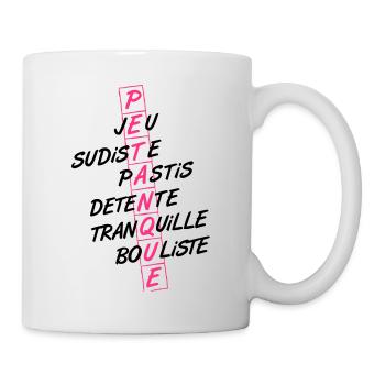 Boule, Südballspiel, Humor! - Tasse - Weiß - Rechts