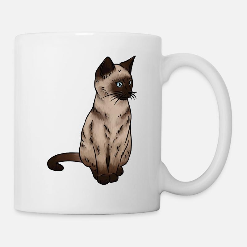 Siam Katze Siamkatze - Tasse - Weiß