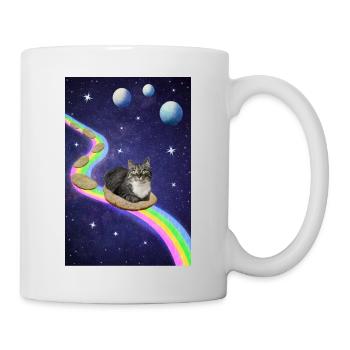 Cute Space cat - Mug - white - Right