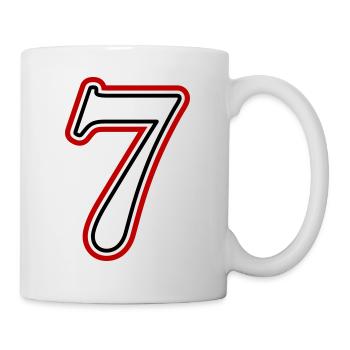 7 Number number - Mug - white - Right