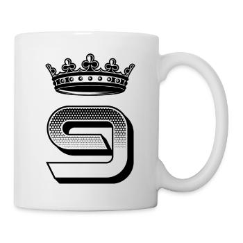 9 Number crown - Mug - white - Right