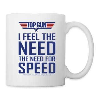Top Gun I Feel The Need For Speed Cool Quote - Mug - white - Right