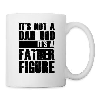 Its not a dad bod father figure Gift - Mug - white - Right