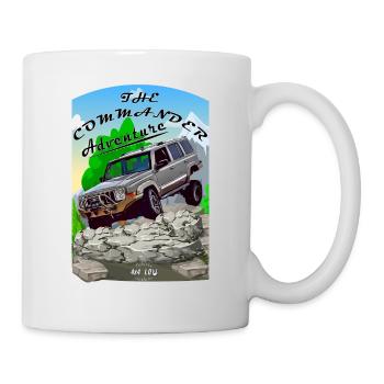 Commaner-Abenteuer - Tasse - Weiß - Rechts