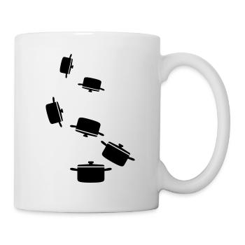 kochtopf Symbol - Tasse - Weiß - Rechts