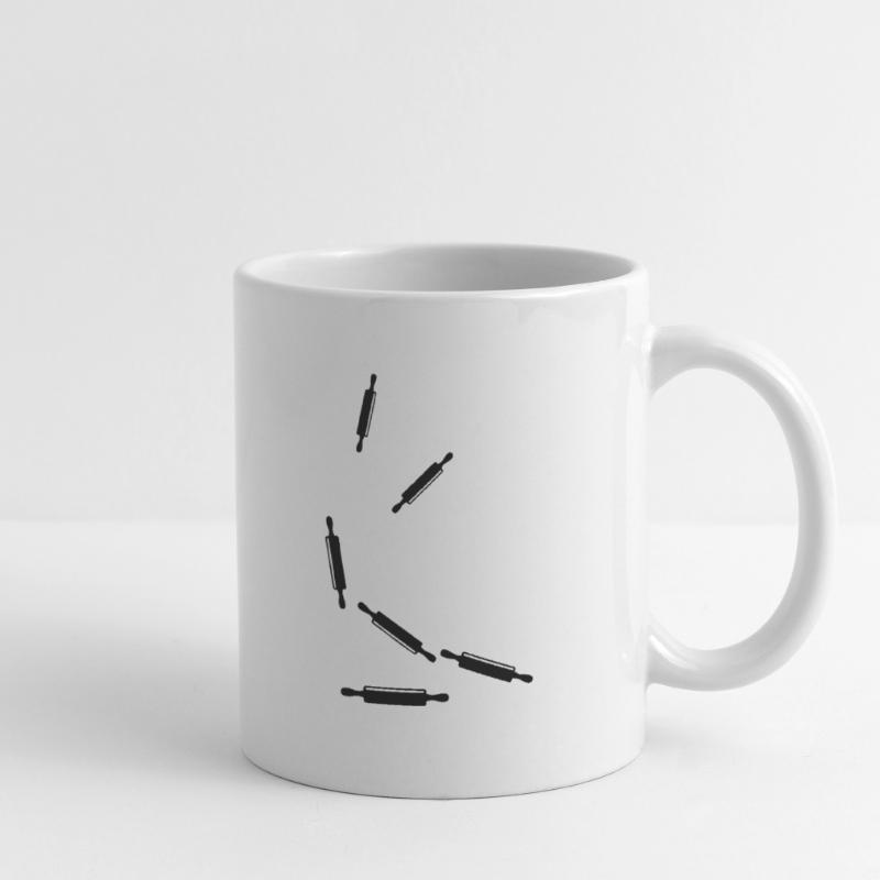 Kitchen roll rolling pin Mug