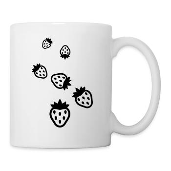Strawberry Icon Icon - Mug - white - Right