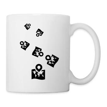 World map icon icon - Mug - white - Right