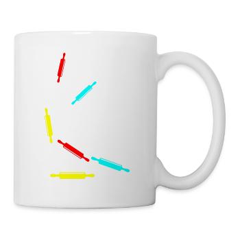Küchenrolle Nudelholz - Tasse - Weiß - Rechts