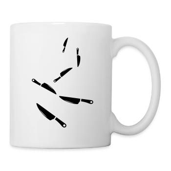Messer icon - Tasse - Weiß - Rechts