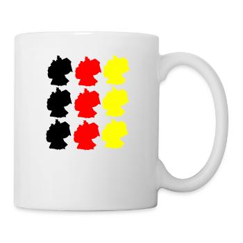 Deutschland Roadtrip Urlaub Ferien T-Shirt - Tasse - Weiß - Rechts