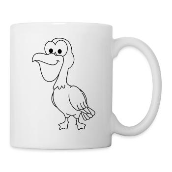 Pelikan Comic Animal - Mug blanc - blanc - Droite