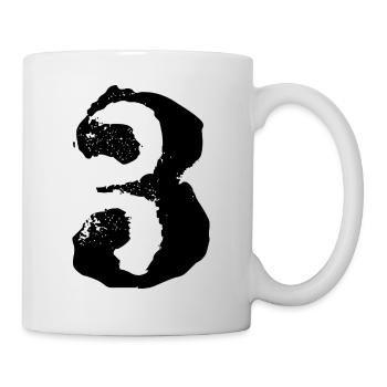 Maillot numéro 3 - Mug blanc - blanc - Droite
