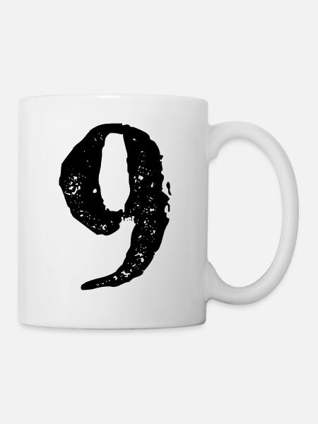 9 number jersey - Mug - white
