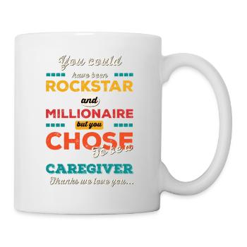 Vous avez choisi d’être un soignant - Mug blanc - blanc - Droite