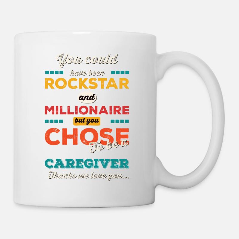 Vous avez choisi d’être un soignant - Mug blanc - blanc
