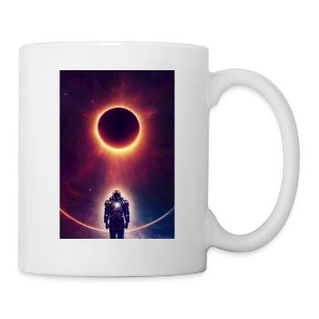 personnage empereur du cosmos brillant doré - Mug blanc - blanc - Droite