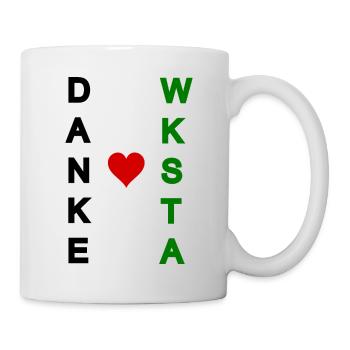 WKSTA, kurz, övp, österreichische Politik korrupt - Tasse - Weiß - Rechts