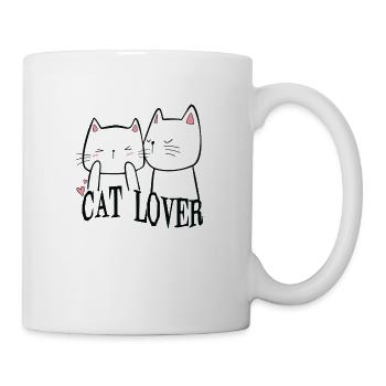 Méchant Mauvais Chat Mignon - Mug blanc - blanc - Droite