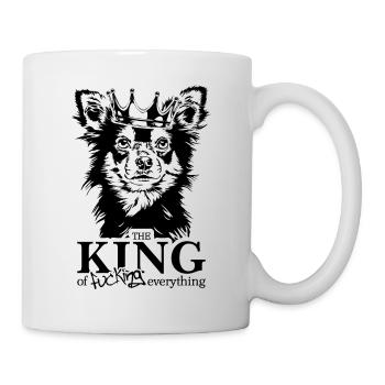 CHIHUAHUA King Hundespruch Hunde Wilsigns - Tasse - Weiß - Rechts