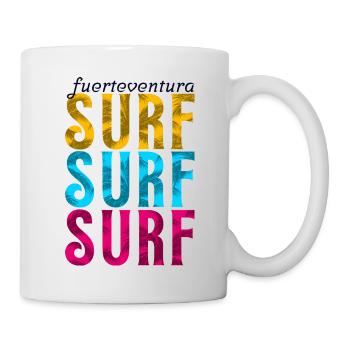 SURF Fuerteventura - Tasse - Weiß - Rechts