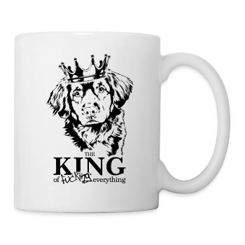 Nova Scotia Duck Tolling Retriever King Dog Dog - Mug blanc - blanc - Droite