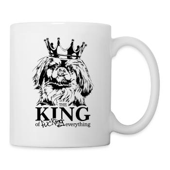 Roi pékinois de tout Dire Chiens Wilsigns - Mug blanc - blanc - Droite