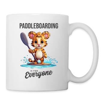 Le paddleboard est pour tout le monde - Mug blanc - blanc - Droite