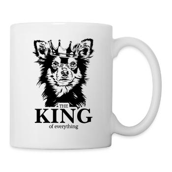 CHIHUAHUA King Hundespruch Hunde Wilsigns - Tasse - Weiß - Rechts